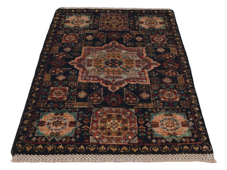 Detail image of 2' x 3' 1 Hand Knotted Mamluk Ziegler Rug