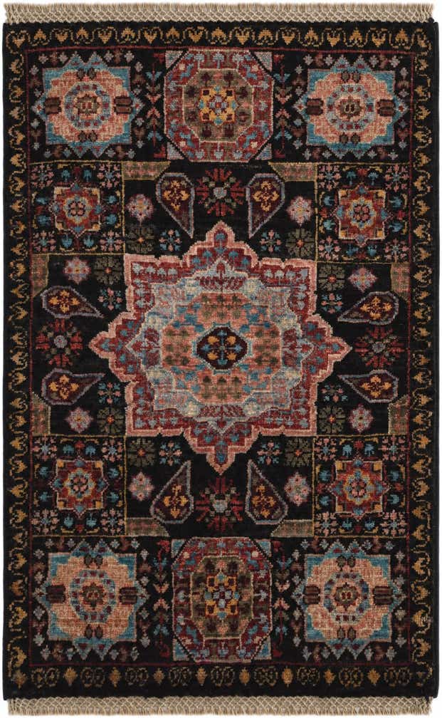 2' x 3' 1 Hand Knotted Mamluk Ziegler Rug