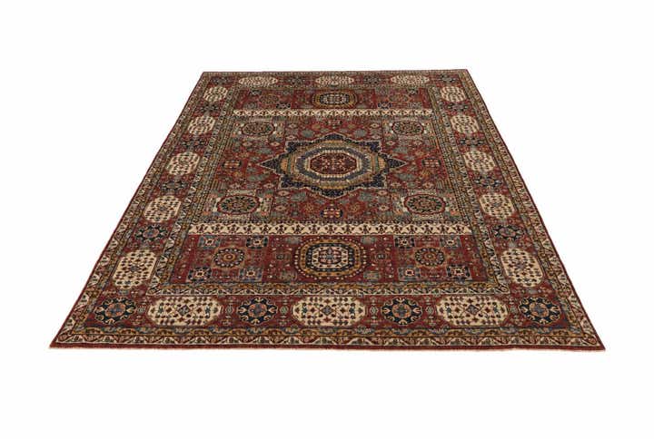 6' 9 x 9' 8 Hand Knotted Mamluk Ziegler Rug