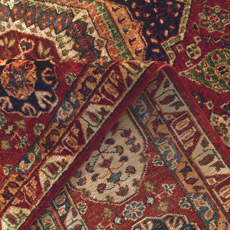 Detail image of 6' 9 x 9' 8 Hand Knotted Mamluk Ziegler Rug