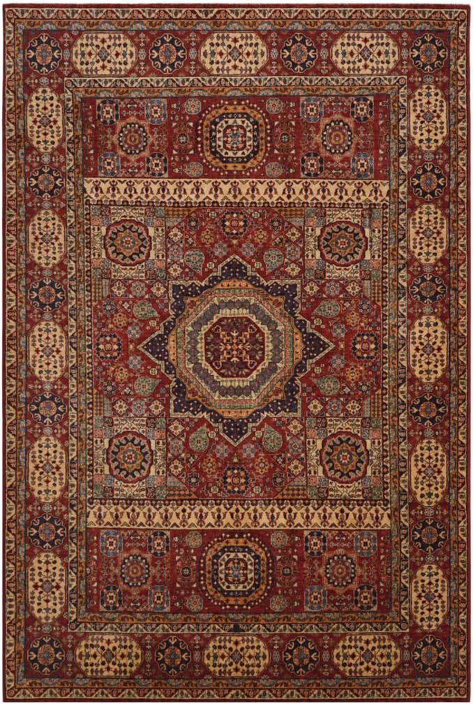 6' 9 x 9' 8 Hand Knotted Mamluk Ziegler Rug