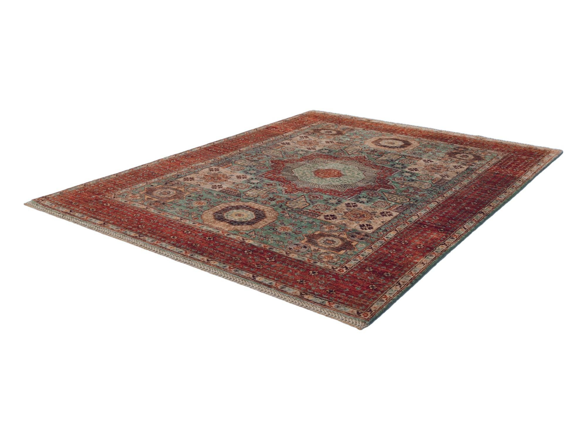 5' 1 x 6' 6 Hand Knotted Mamluk Ziegler Rug
