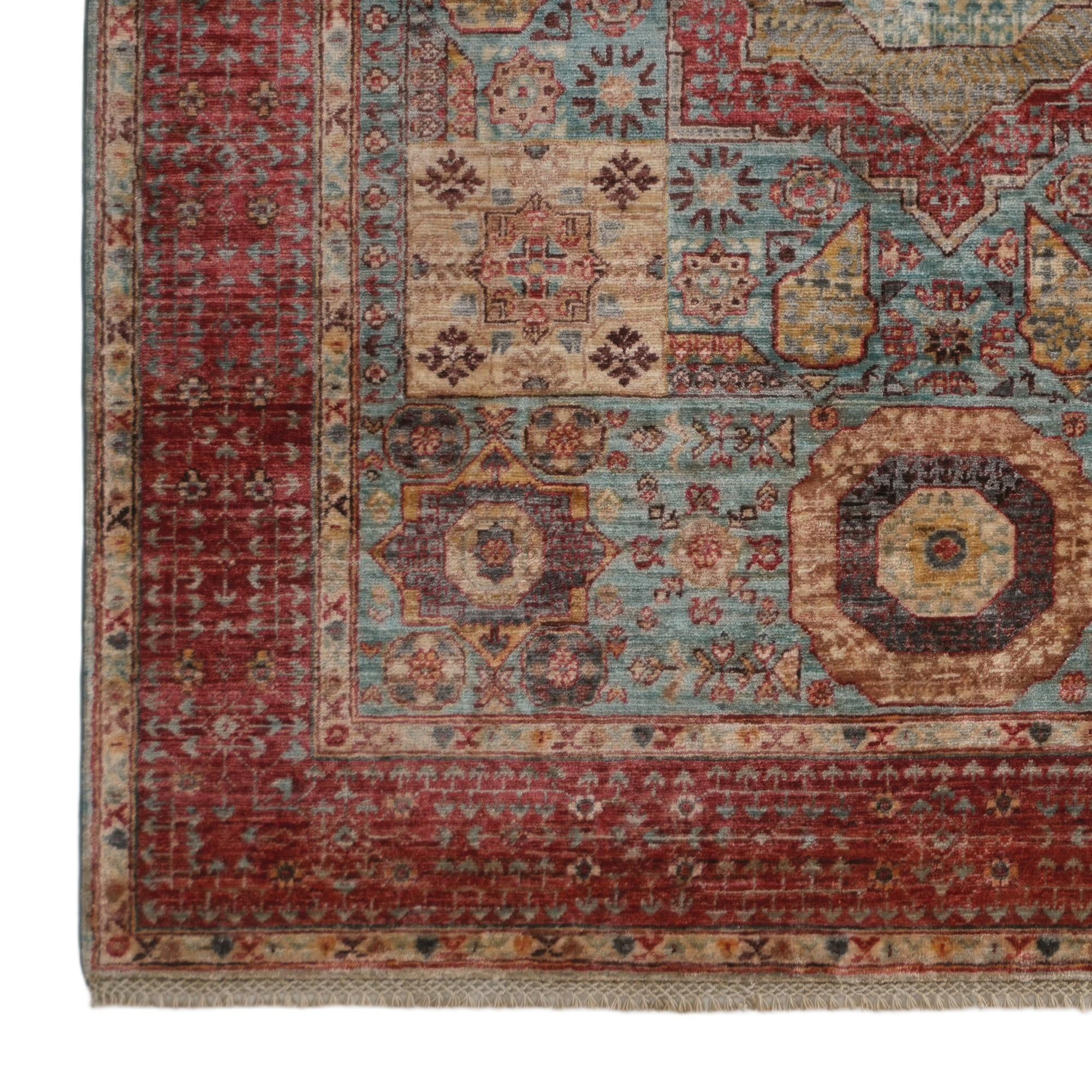 5' 1 x 6' 6 Hand Knotted Mamluk Ziegler Rug