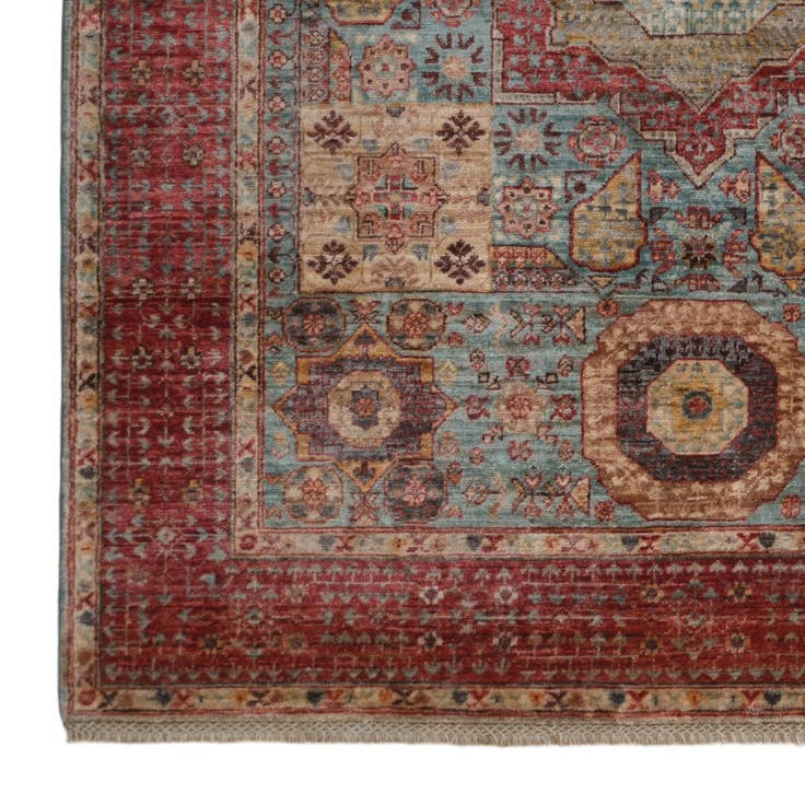 Detail image of 5' 1 x 6' 6 Hand Knotted Mamluk Ziegler Rug