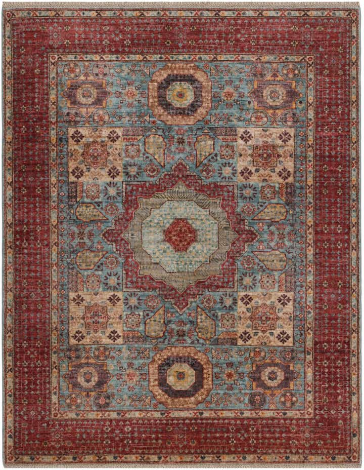 5' 1 x 6' 6 Hand Knotted Mamluk Ziegler Rug