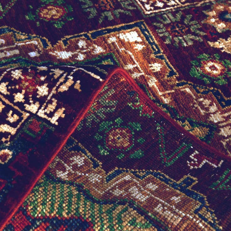 Detail image of 2' x 3' Hand Knotted Mamluk Ziegler Rug