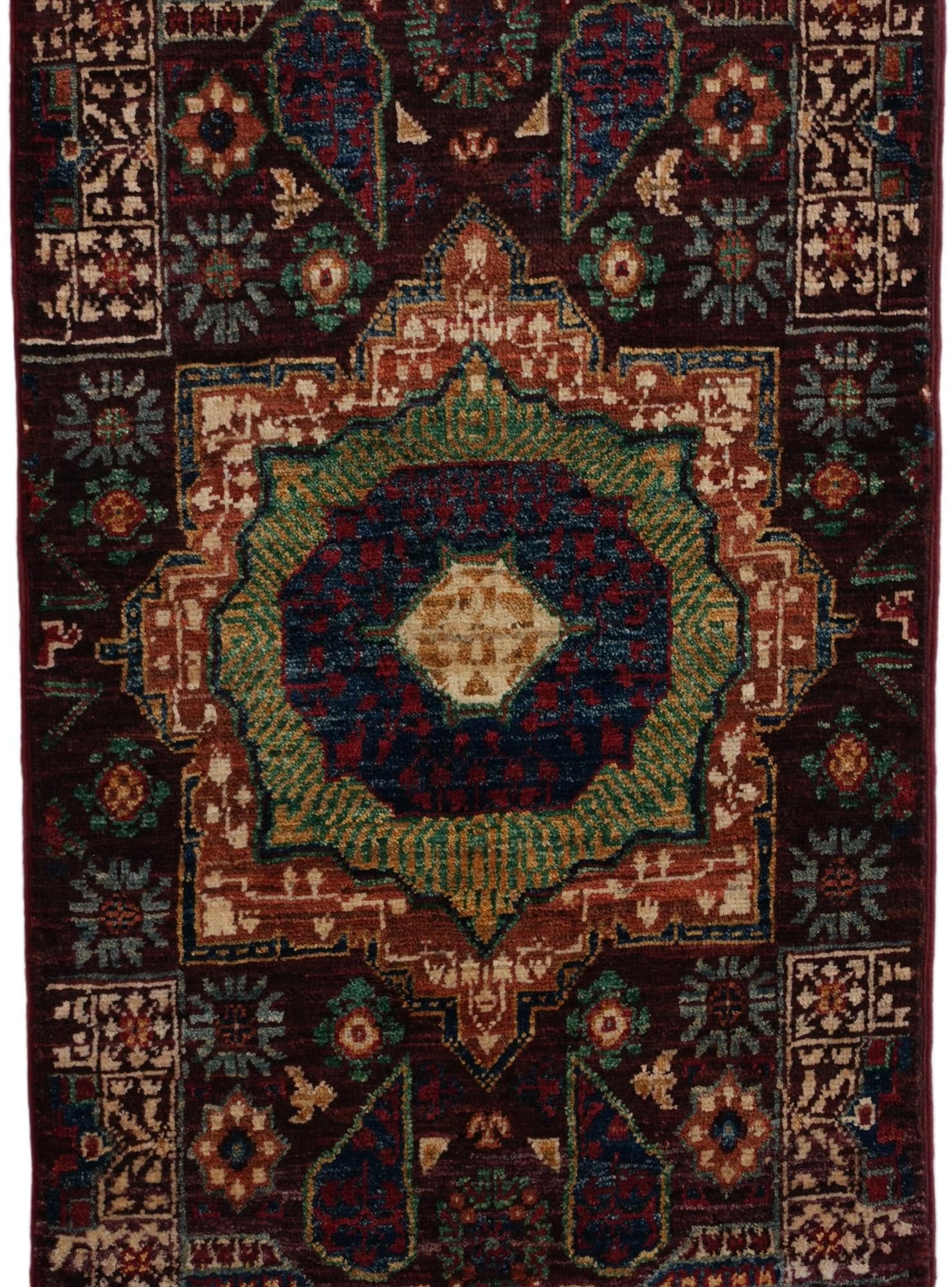 2' x 3' Hand Knotted Mamluk Ziegler Rug