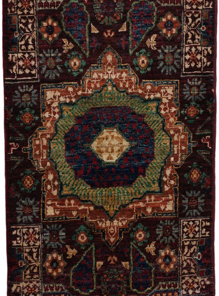 Detail image of 2' x 3' Hand Knotted Mamluk Ziegler Rug