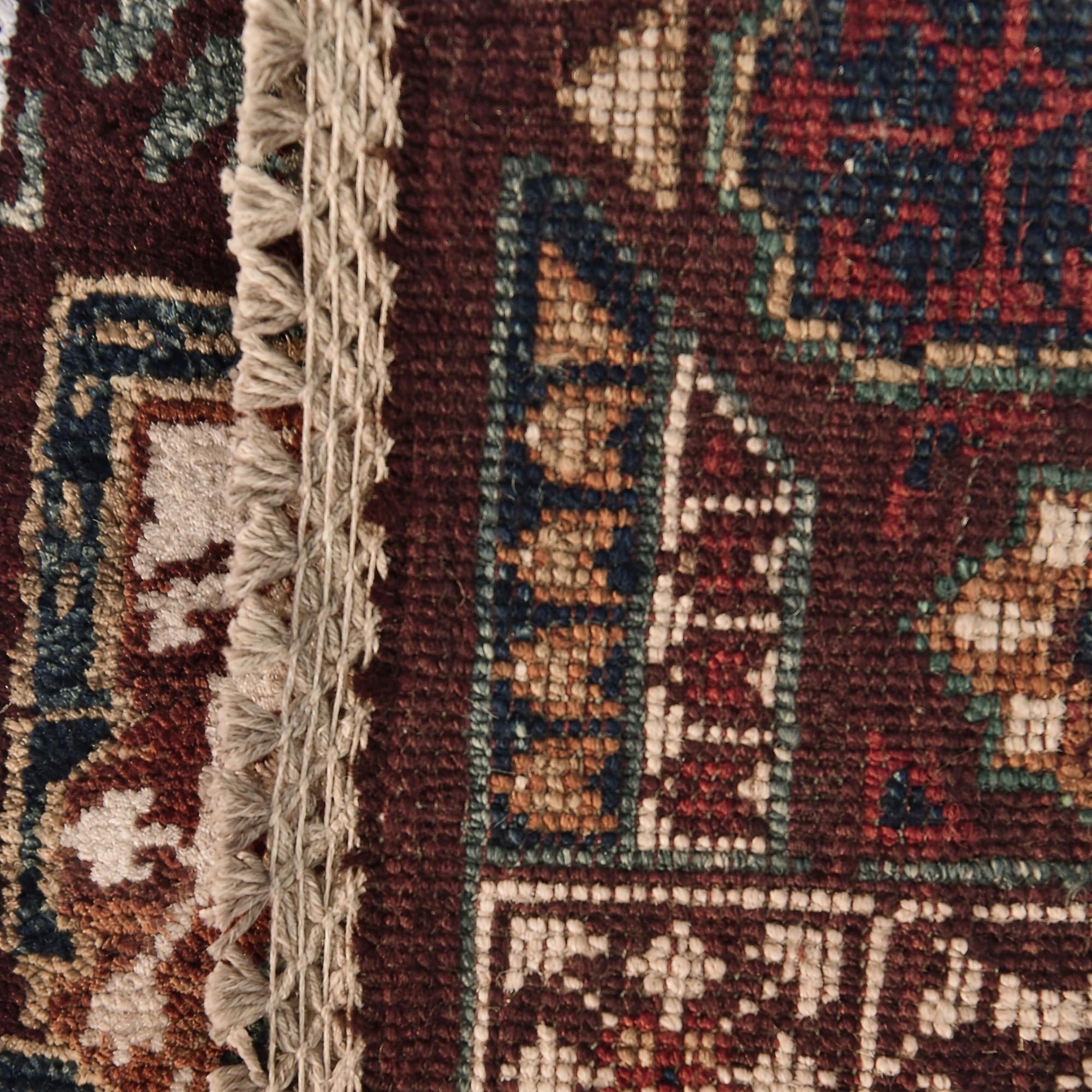 60cm x 90cm Hand Knotted Mamluk Ziegler Rug