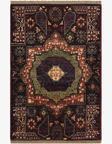 2' x 3' Hand Knotted Mamluk Ziegler Rug