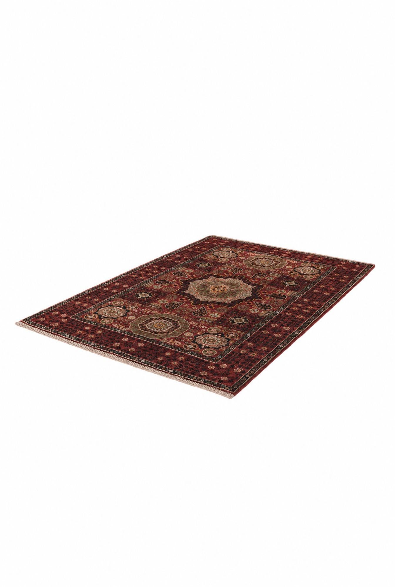 3' 5 x 4' 10 Hand Knotted Mamluk Ziegler Rug