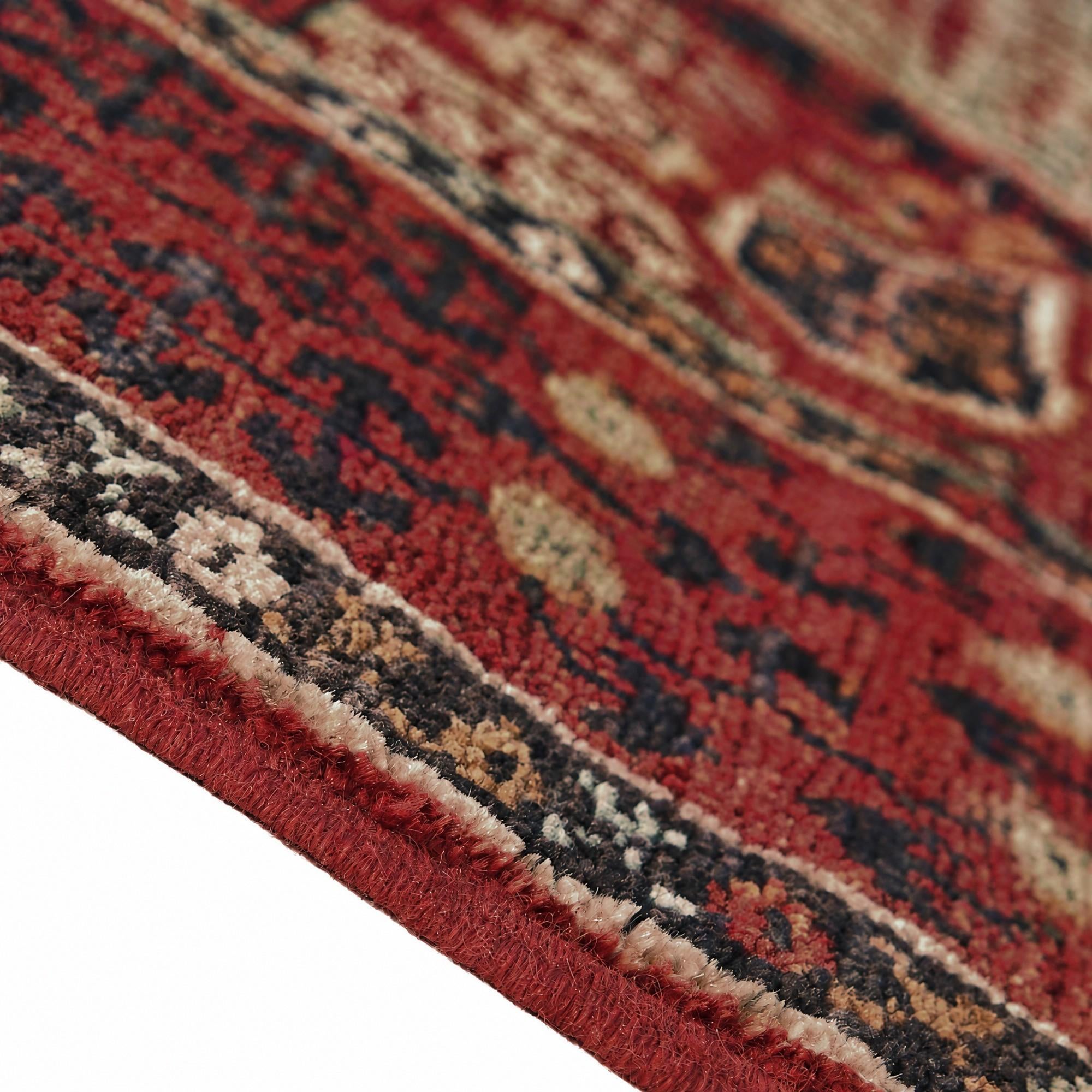 105cm x 145cm Hand Knotted Mamluk Ziegler Rug