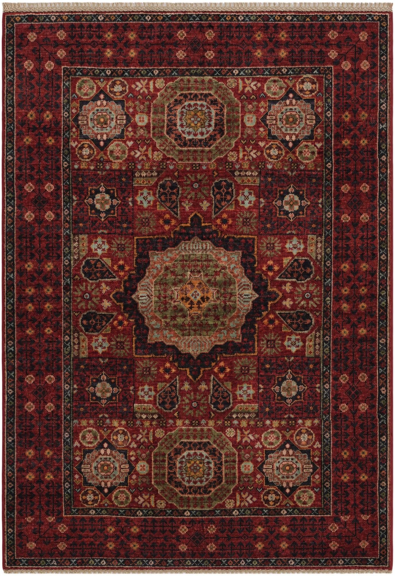 3' 5 x 4' 10 Hand Knotted Mamluk Ziegler Rug