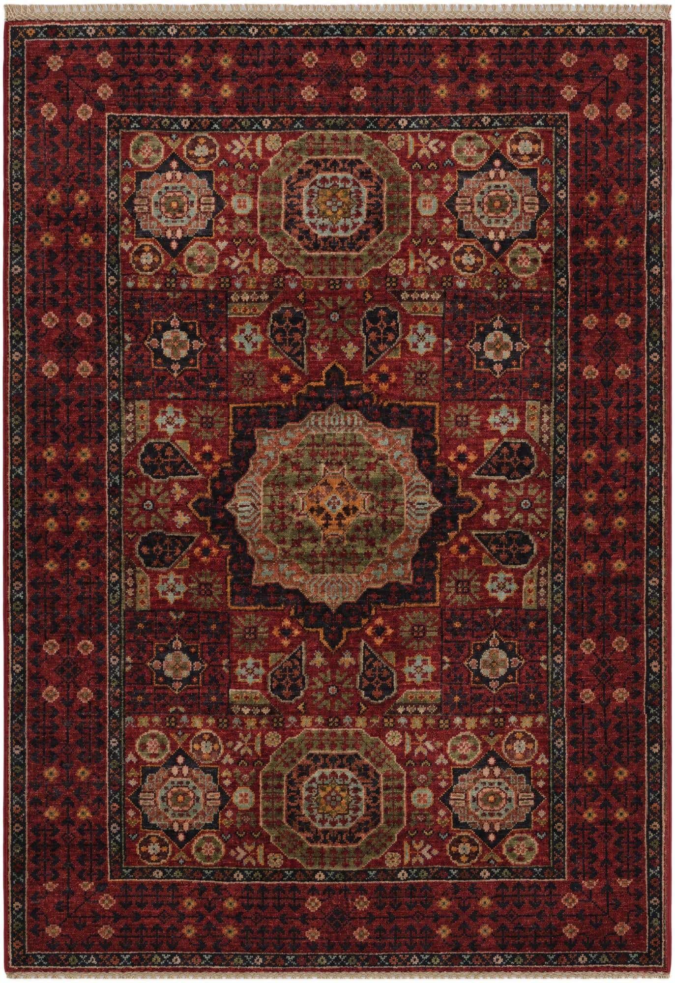 3' 5 x 4' 10 Hand Knotted Mamluk Ziegler Rug