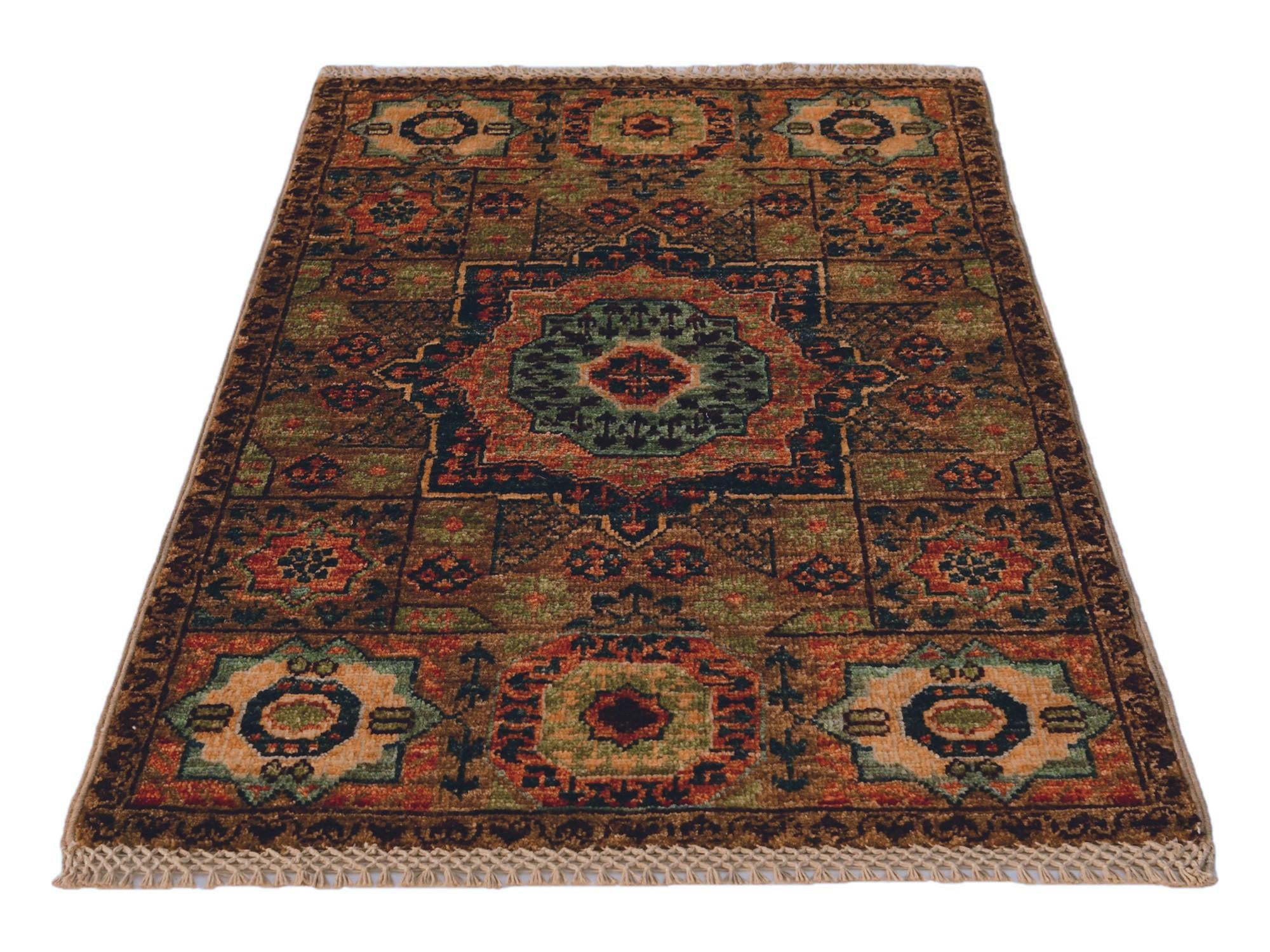 2' x 3' Hand Knotted Mamluk Ziegler Rug