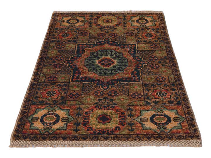 2' x 3' Hand Knotted Mamluk Ziegler Rug