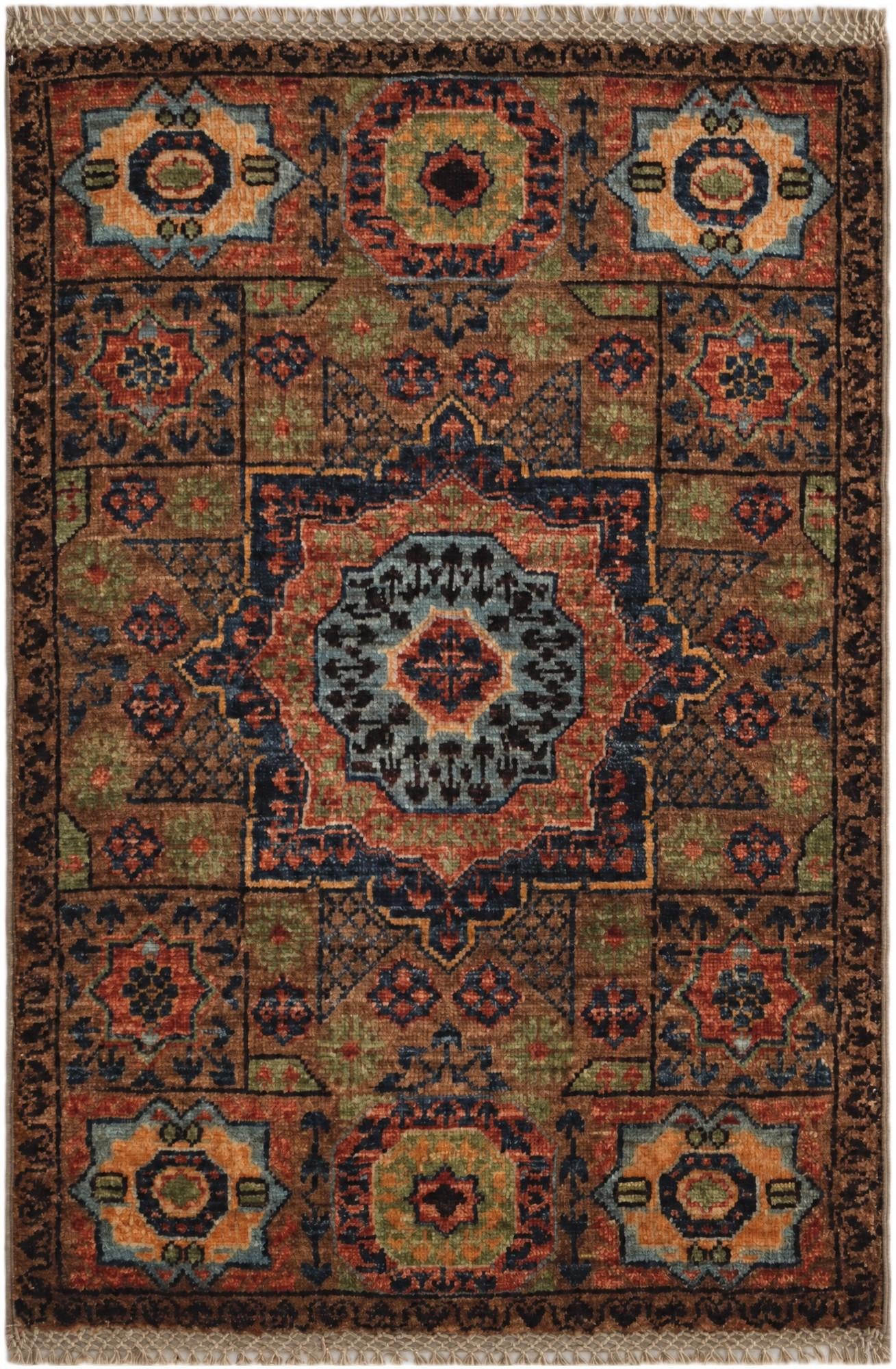 2' x 3' Hand Knotted Mamluk Ziegler Rug