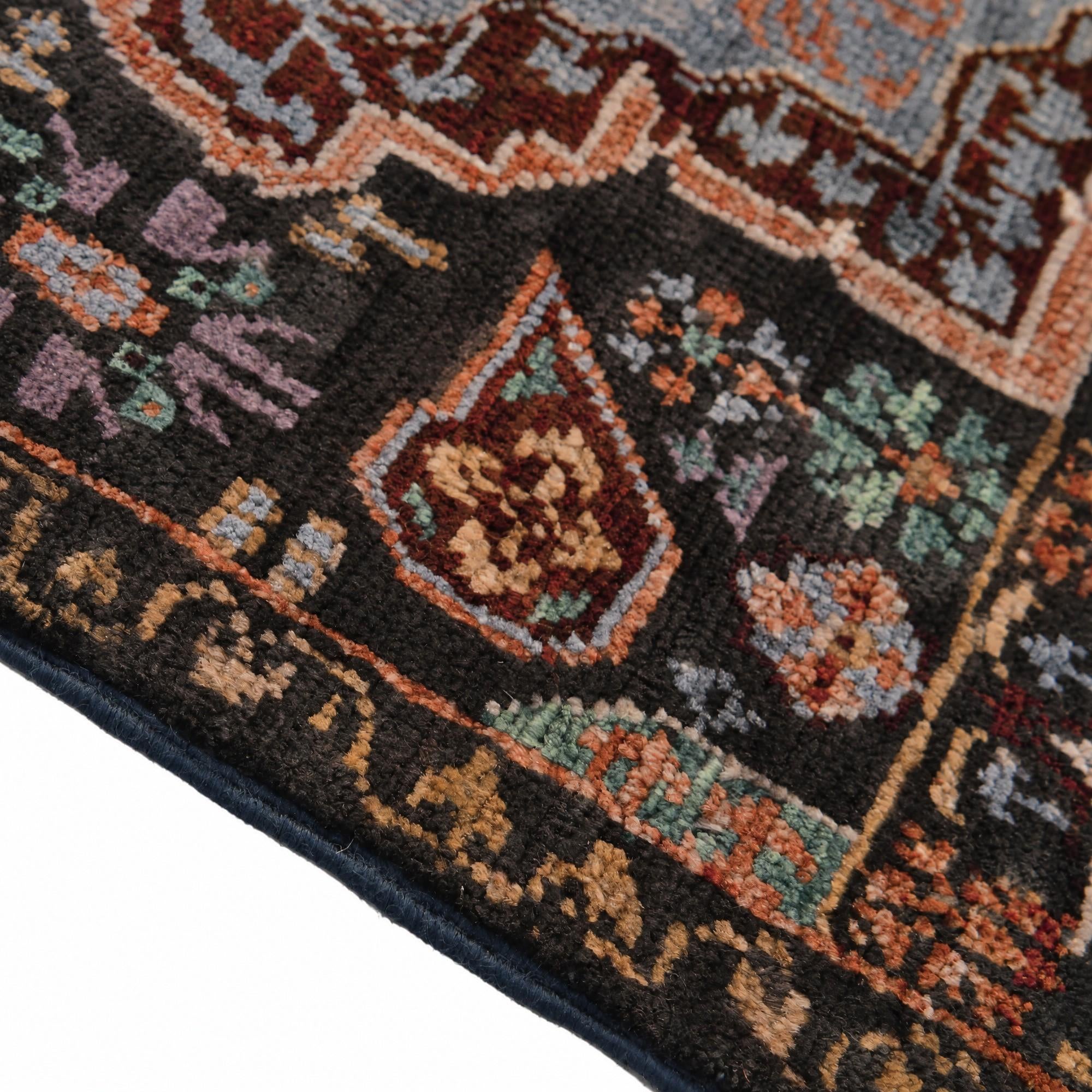 60cm x 90cm Handgeknüpft Mamluk Ziegler Teppich