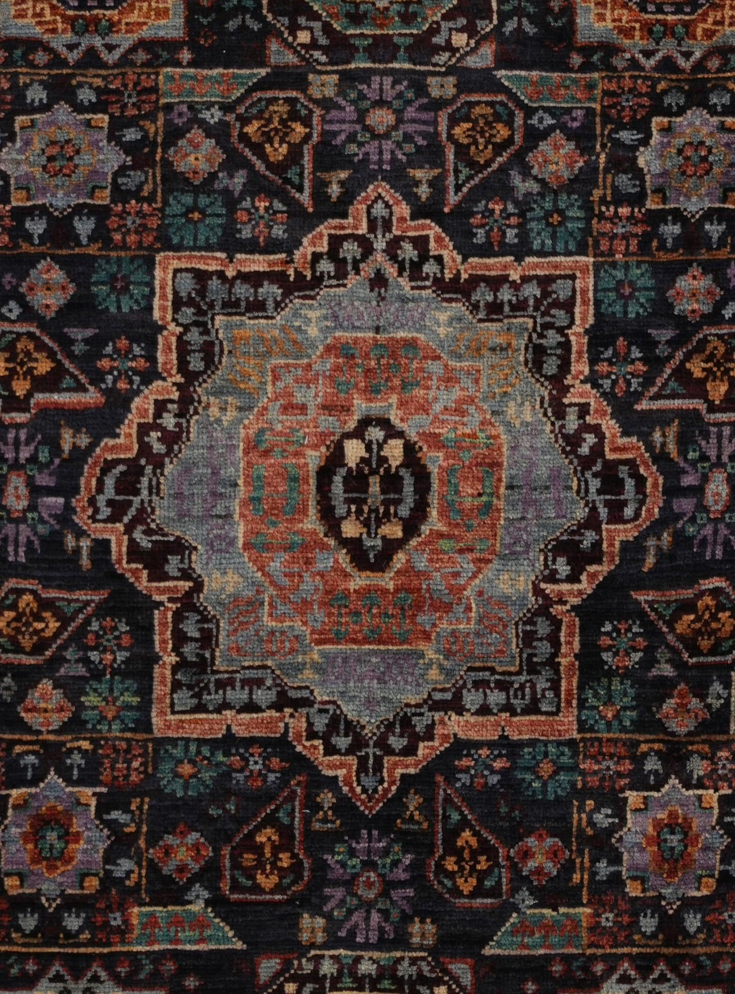 1' 11 x 2' 11 Hand Knotted Mamluk Ziegler Rug