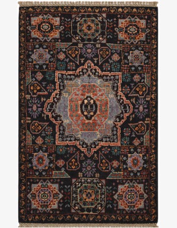 1' 11 x 2' 11 Hand Knotted Mamluk Ziegler Rug