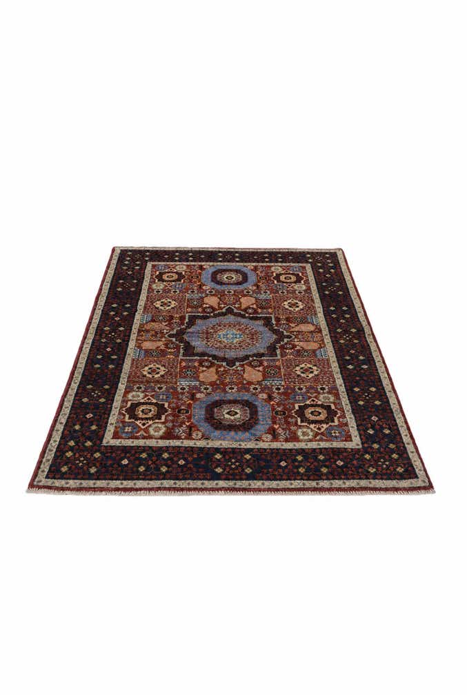 3' 5 x 5' Hand Knotted Mamluk Ziegler Rug