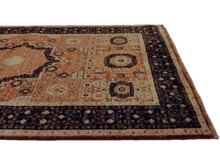 Detail image of 3' 4 x 4' 10 Hand Knotted Mamluk Ziegler Rug