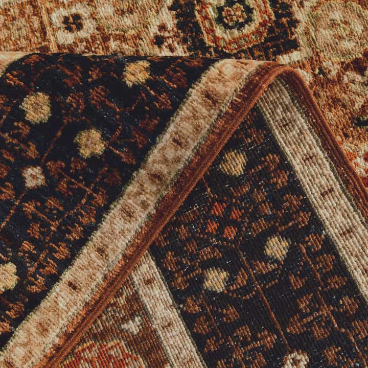 3' 4 x 4' 10 Hand Knotted Mamluk Ziegler Rug