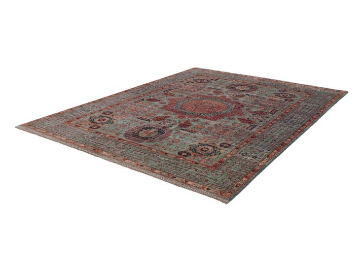 Detail image of 5' 2 x 6' 8 Hand Knotted Mamluk Ziegler Rug