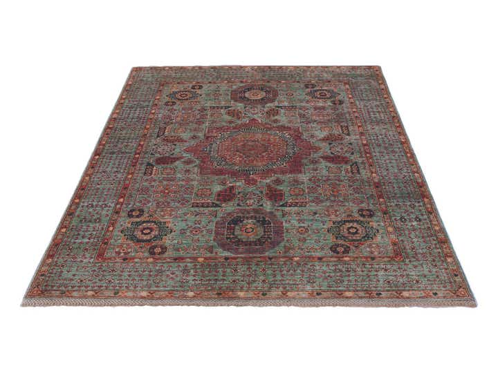 5' 2 x 6' 8 Hand Knotted Mamluk Ziegler Rug