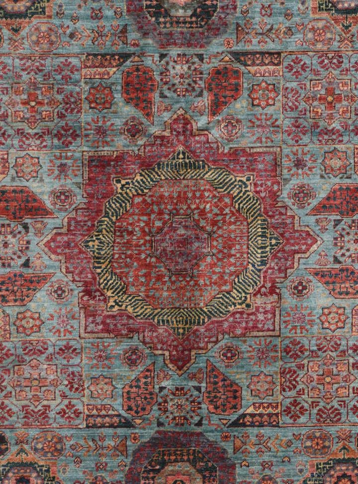5' 2 x 6' 8 Hand Knotted Mamluk Ziegler Rug