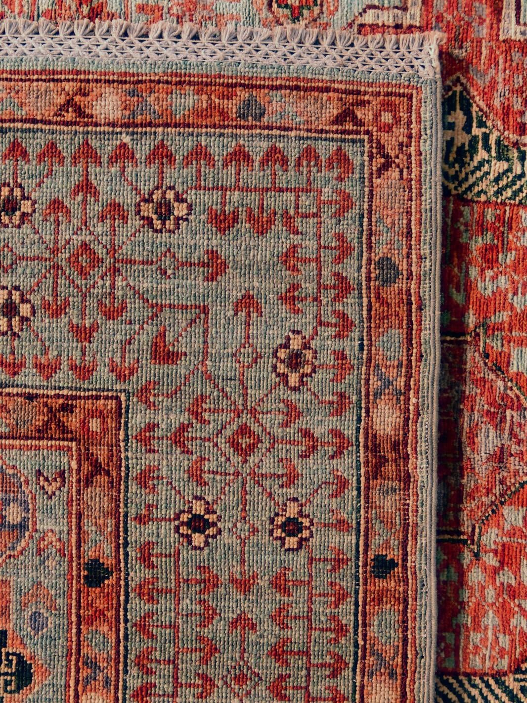 155cm x 205cm anudado a mano Mamluk Ziegler Alfombra