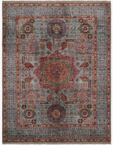5' 2 x 6' 8 Hand Knotted Mamluk Ziegler Rug