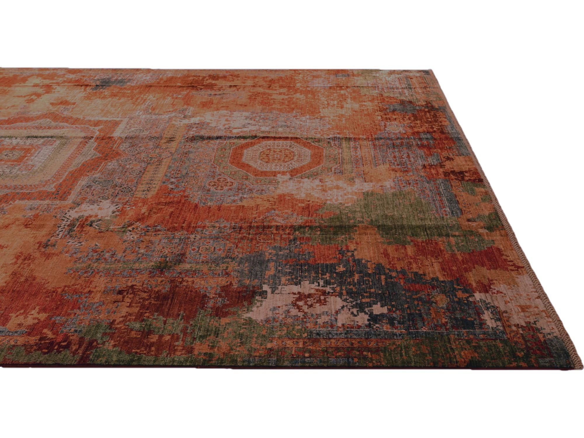 9' 9 x 13' Hand Knotted Mamluk Ziegler Rug