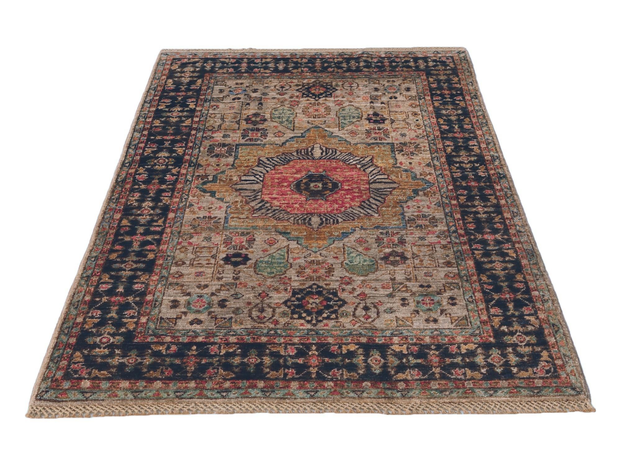 3' 3 x 5' 1 Hand Knotted Mamluk Ziegler Rug