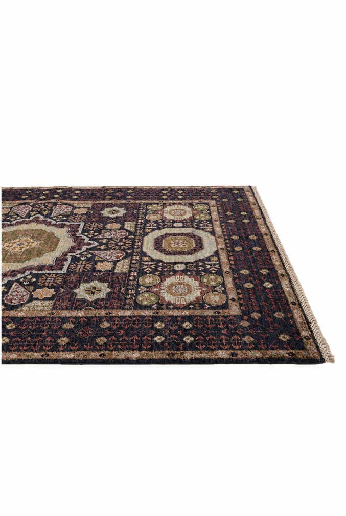 3' 4 x 4' 11 Hand Knotted Mamluk Ziegler Rug