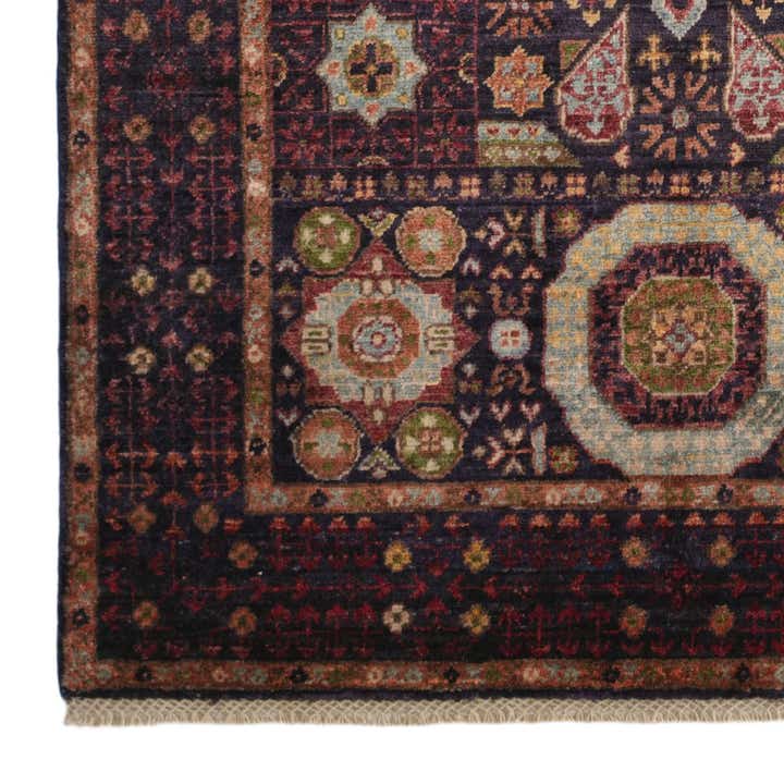 3' 4 x 4' 11 Hand Knotted Mamluk Ziegler Rug