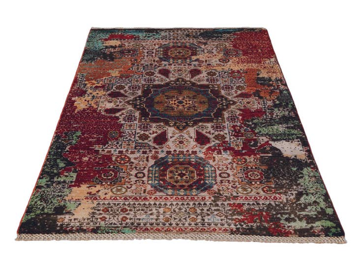 Detail image of 3' 3 x 5' 2 Hand Knotted Mamluk Ziegler Rug