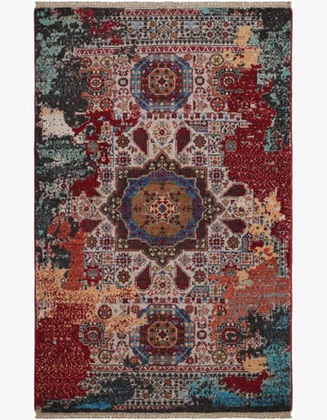 3' 3 x 5' 2 Hand Knotted Mamluk Ziegler Rug