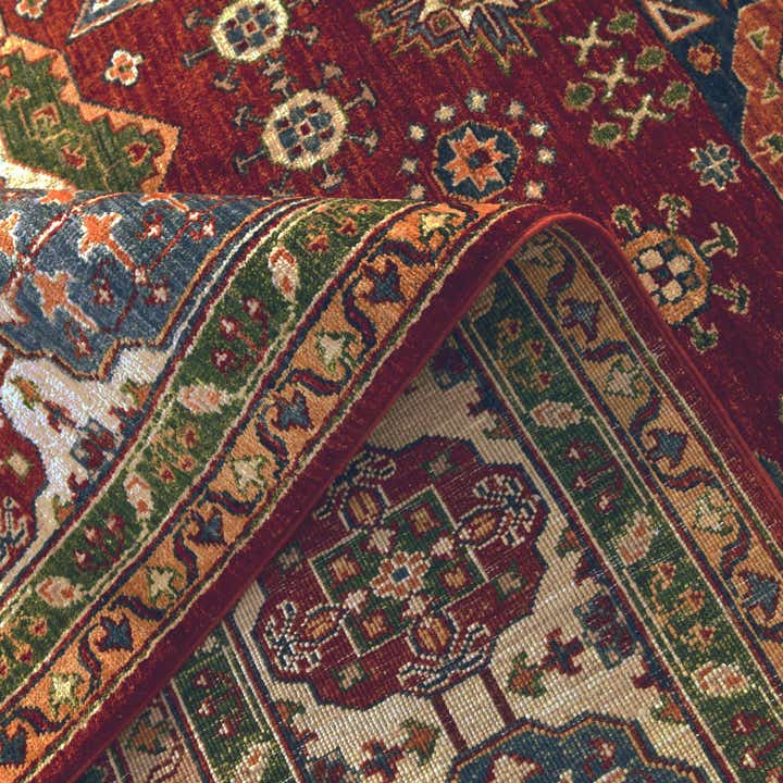 7' x 9' 5 Hand Knotted Mamluk Ziegler Rug