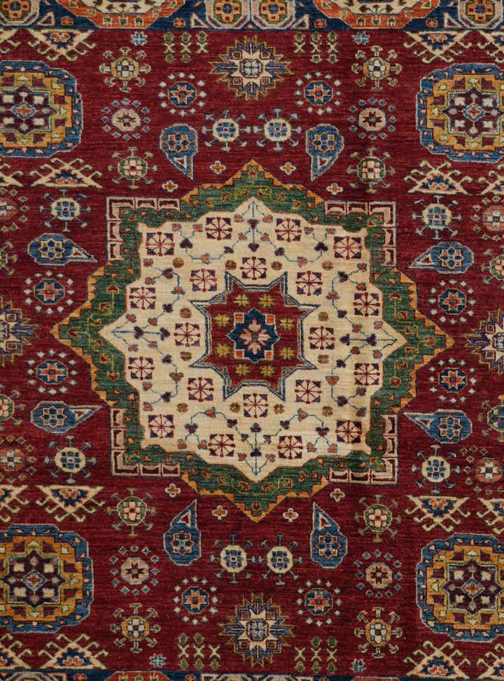 7' x 9' 5 Hand Knotted Mamluk Ziegler Rug
