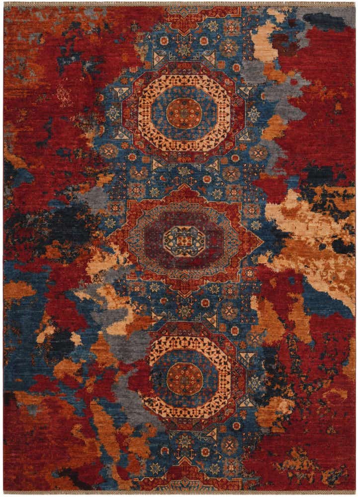 5' 9 x 7' 11 Hand Knotted Mamluk Ziegler Rug