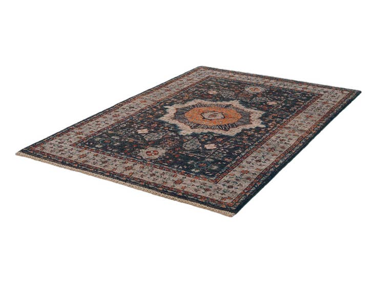 Detail image of 3' 5 x 4' 10 Hand Knotted Mamluk Ziegler Rug