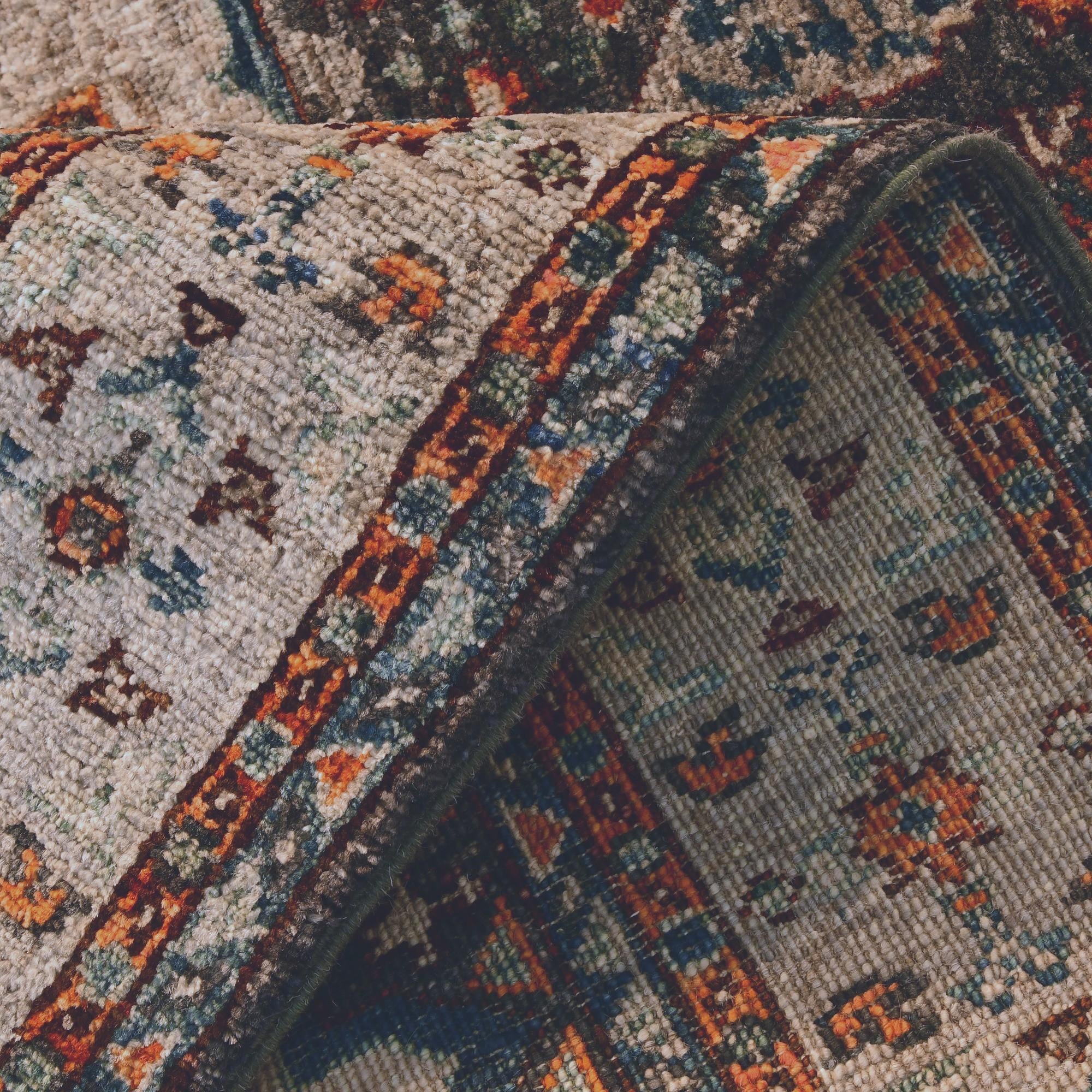 3' 5 x 4' 10 Hand Knotted Mamluk Ziegler Rug