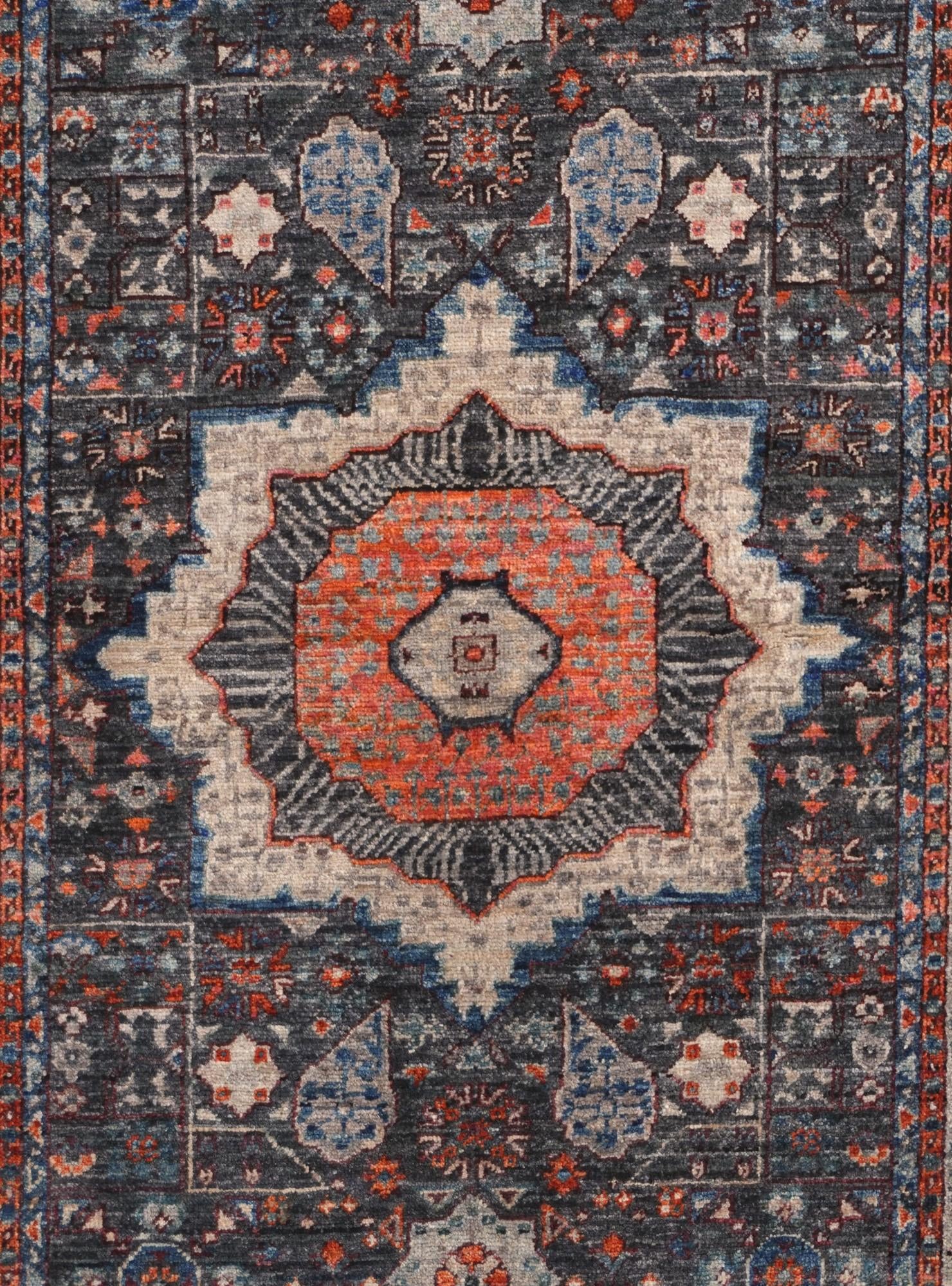 3' 5 x 4' 10 Hand Knotted Mamluk Ziegler Rug