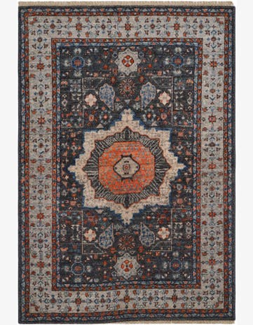 3' 5 x 4' 10 Hand Knotted Mamluk Ziegler Rug