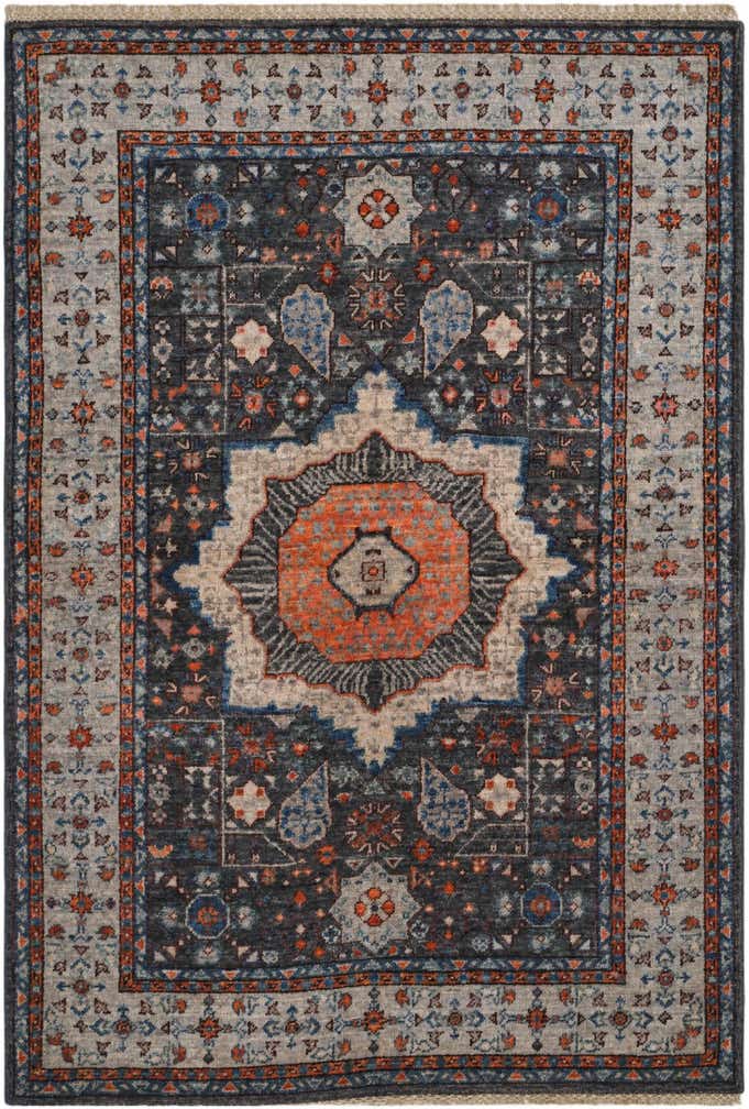 3' 5 x 4' 10 Hand Knotted Mamluk Ziegler Rug