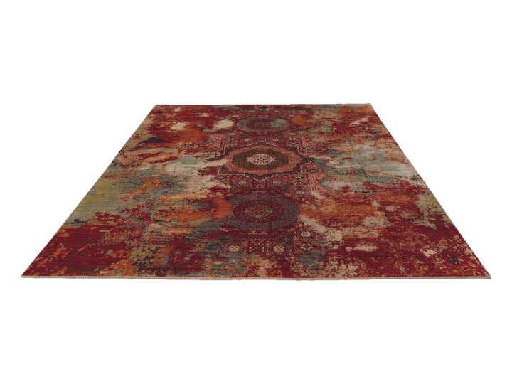 9' 11 x 13' 9 Hand Knotted Mamluk Ziegler Rug