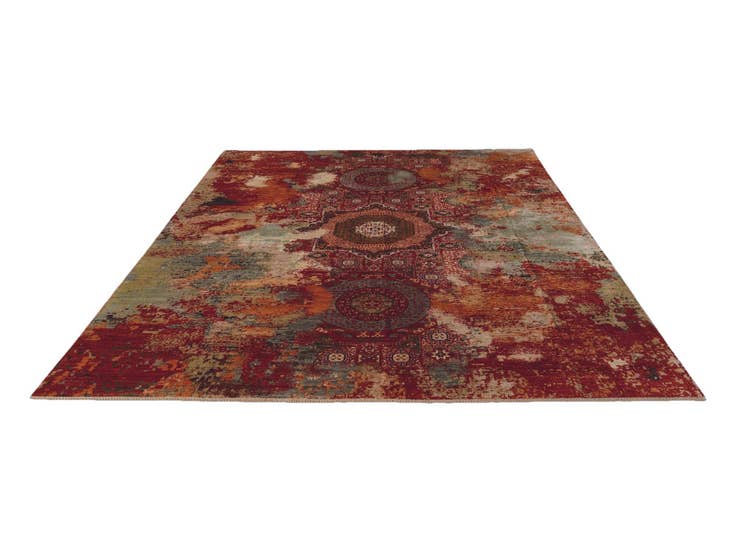 Detail image of 9' 11 x 13' 9 Hand Knotted Mamluk Ziegler Rug