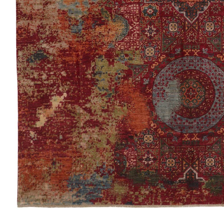 Detail image of 9' 11 x 13' 9 Hand Knotted Mamluk Ziegler Rug