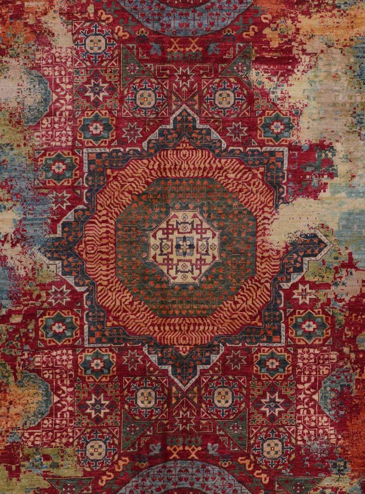 9' 11 x 13' 9 Hand Knotted Mamluk Ziegler Rug